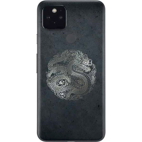 Chinese Black Dragon Google Pixel 5 Skin